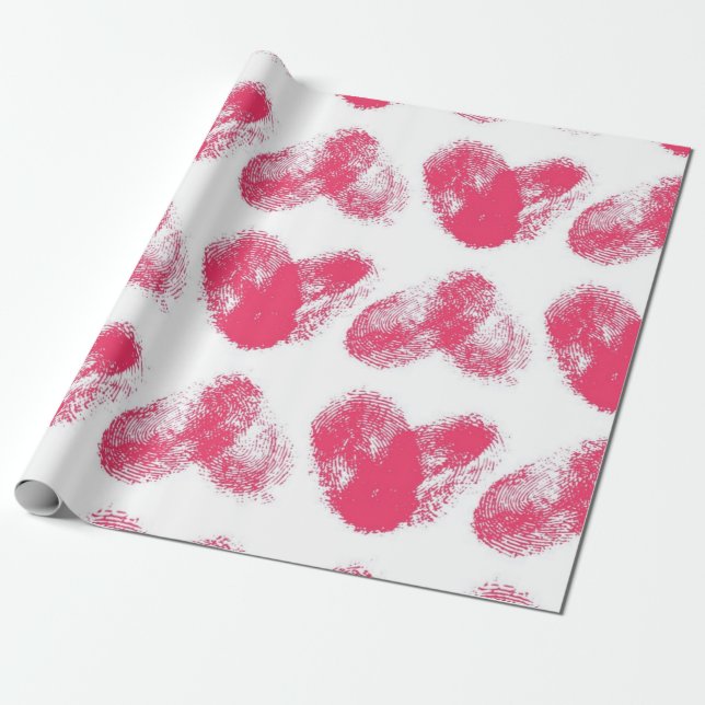 Herzmuster Geschenkpapier (Ungerollt)