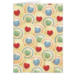 Herzmuster im Vintagen Stil