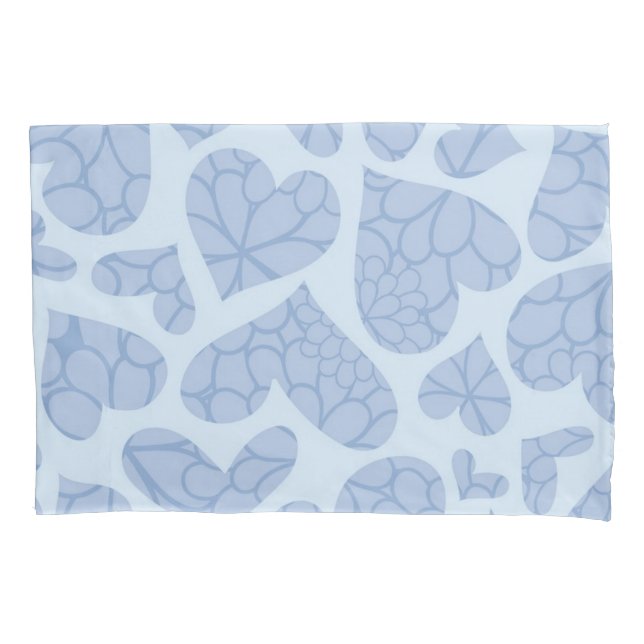 Herzmuster Kissenbezug (Vorderseite)