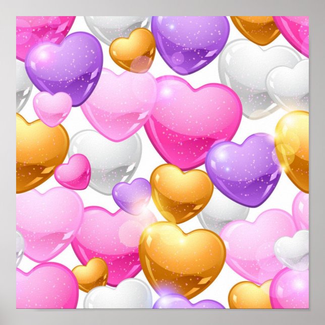 Herzmuster Poster (Vorne)