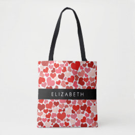Herzmuster, rote Herzen, Liebe, Ihr Name