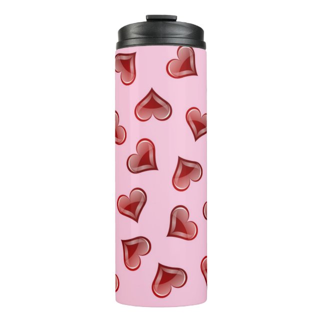 Herzmuster Thermosbecher (Vorderseite)