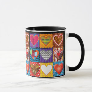 Herzmuster trendy Kaffee-Tasse Tasse