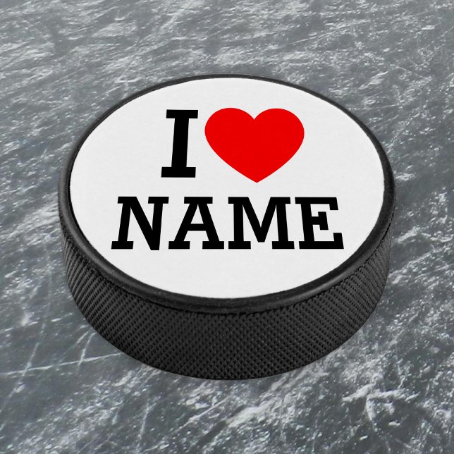 Herzname Eishockey Puck (Von Creator hochgeladen)