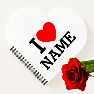 Herzname Notizbuch