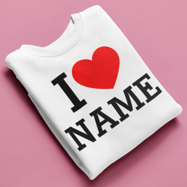 Herzname Sweatshirt (Von Creator hochgeladen)