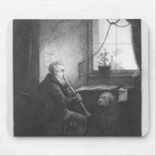 Herzog Esterhazy Playing der Clarinet, 1809 Mousepad