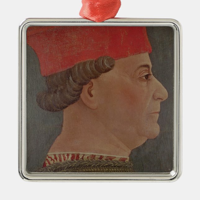 Herzog Francesco-Sforza von Mailand Silbernes Ornament (Vorne)