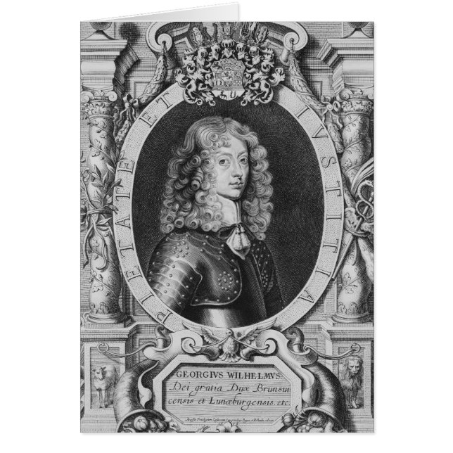 Herzog George-William von Braunschweig-Luneberg (Vorne)