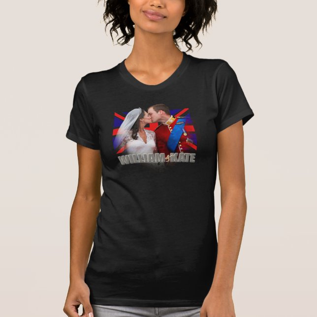 Herzog & Herzogin von Cambridge Balcony Kiss Shirt (Vorderseite)