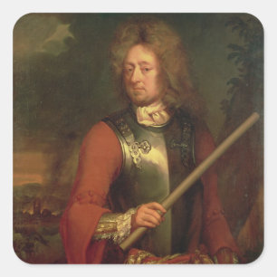 Herzog John-Churchill von Marlborough, nach 1847 Quadratischer Aufkleber