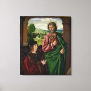 Herzog Peter-II von Bourbon stellte sich dar Leinwanddruck