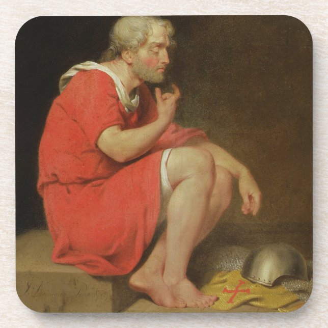 Herzog Robert-(c.1054-1134) von Normandie in Untersetzer (Vorderseite)