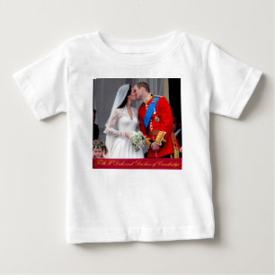 Herzog und Herzogin von Cambridge Royal Wedding Baby T-shirt