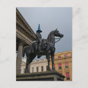 Herzog von Wellington Statue, Glasgow Postcard Postkarte