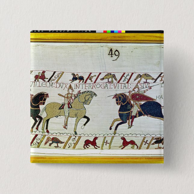 Herzog William fragt wesentliches Button (Vorderseite)