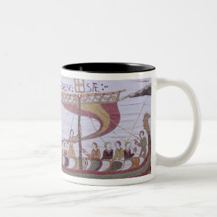 Herzog William und seine Flotte Zweifarbige Tasse