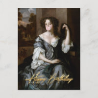 Herzogin pustet rosa Kaugummi Alles Gute zum Gebur