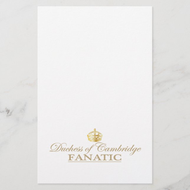 Herzogin von Cambridge Fanatic Briefpapier (Vorderseite)