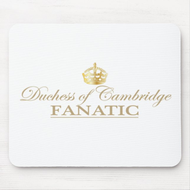 Herzogin von Cambridge-Fanatiker Mousepad (Vorne)