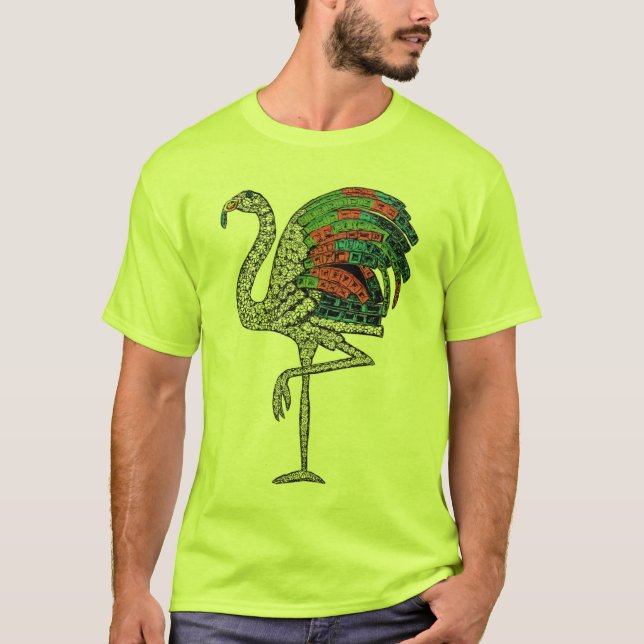 Herzogin von Windsor Flamingo Brooch T-Shirt (Vorderseite)