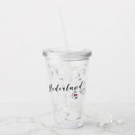 Herzogliche niederländische Flagge Acryltrinkbecher