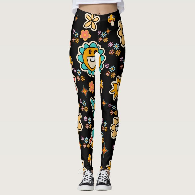 HERZPATTER LEGGINGS (Vorderseite)