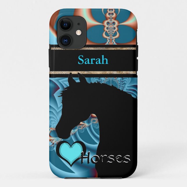 Herzpferde III individuell anpassbar (Dreamz 4) Case-Mate iPhone Hülle (Rückseite)