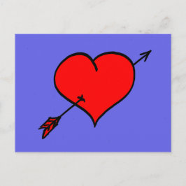 Herzpostkarte Postkarte