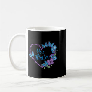 Herzpräventionsbewusstseinsdesign - Du bist wichti Kaffeetasse