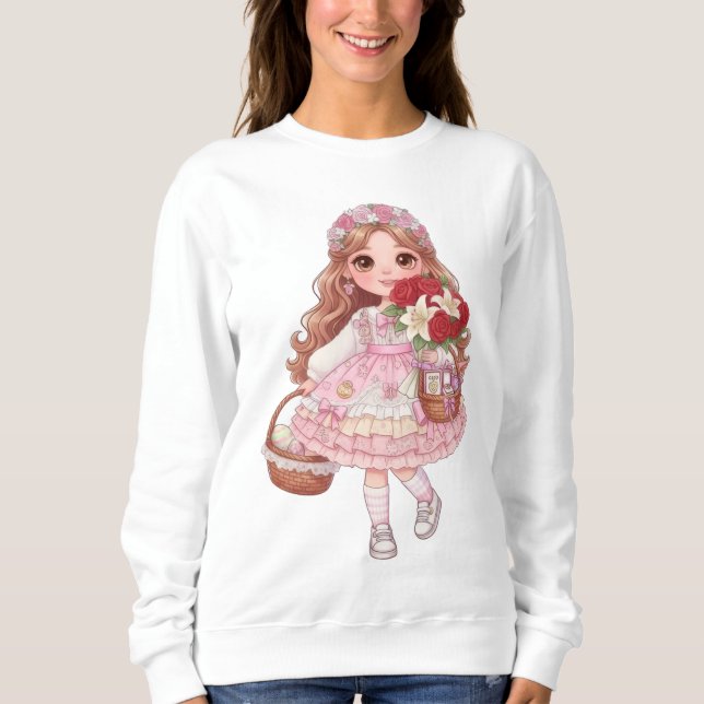 Herzprinzessin Sweatshirt (Vorderseite)
