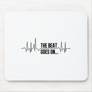 Herzpuls, Egk und Herzschlag mit dem Beat geht  Mousepad