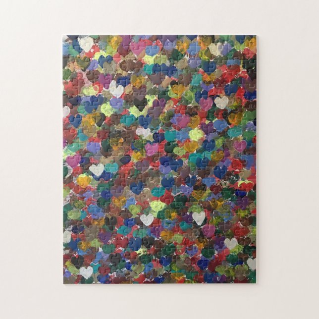 Herzpuzzle Puzzle (Vertikal)