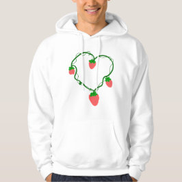 Herzrebe Erdbeere Süß Romantisch Frucht Botanisch Hoodie