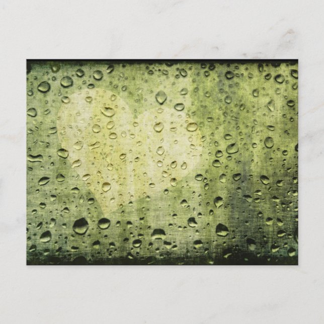 Herzregen Postkarte (Vorderseite)