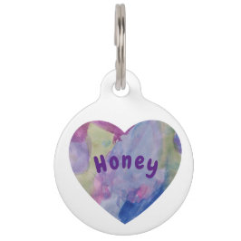 Herzregenbogen Haustiermarke