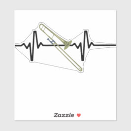 Herzrhythmus Aufkleber