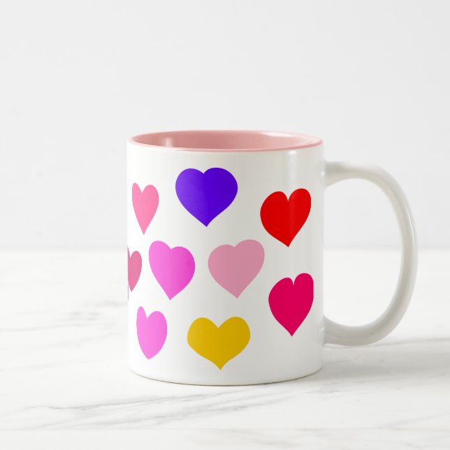 Herzrhythmusgruppe Keramik Tasse (Rechts)