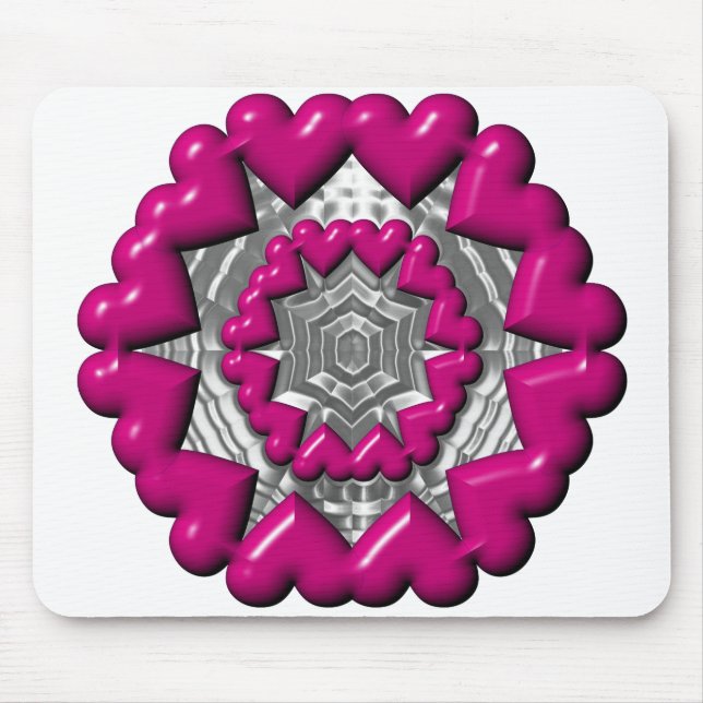 Herzring Valentine Mousepad (Vorne)