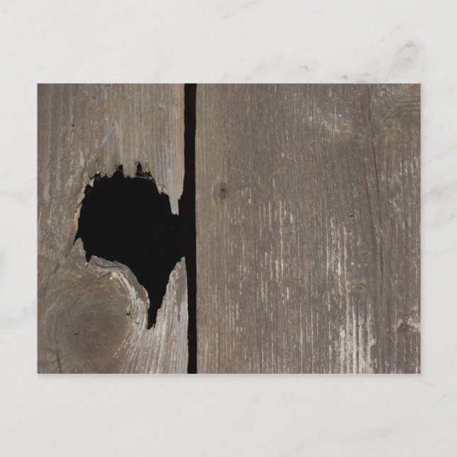 Herzriss Postkarte (Vorderseite)