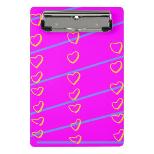 Herzrolle Mini Klemmbrett