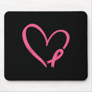 Herzrosa Ribbon Brustkrebs Monat Wo Mousepad