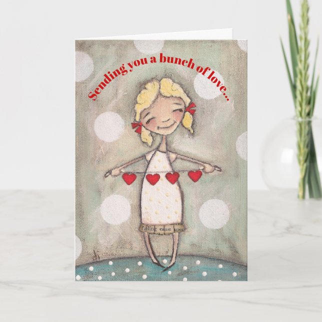 Herzsaiten - Geburtstagskarte Karte (Vorderseite)