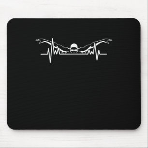 Herzschläfer Schwimmerteam Schwimmerinnen Girls Mousepad