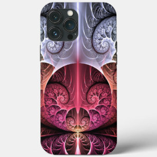 Herzschlag, abstrakte surreal fantastische fraktal Case-Mate iPhone hülle