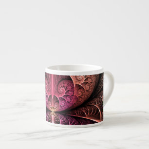 Herzschlag, abstrakte surreal fantastische fraktal espressotasse