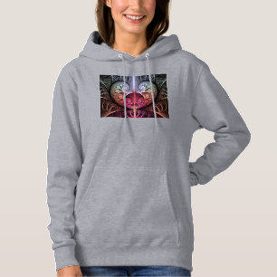Herzschlag, abstrakte surreal fantastische Fraktal Hoodie