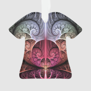 Herzschlag, Abstrakte surreale Fantasie Fraktal Ku Ornament