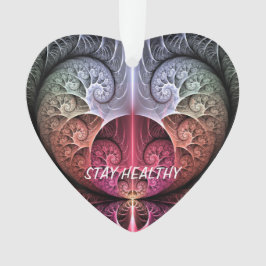 Herzschlag, Abstrakter surrealer Fantasie-Fraktal Ornament