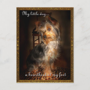 Herzschlag an meinen Füßen Postkarte